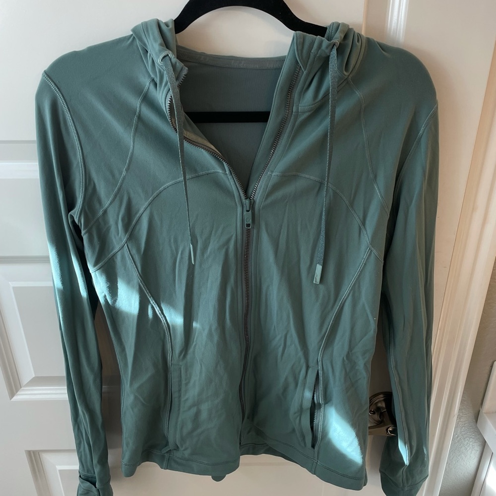 LULULEMON HOODEN DEFINE JACKET BLUE